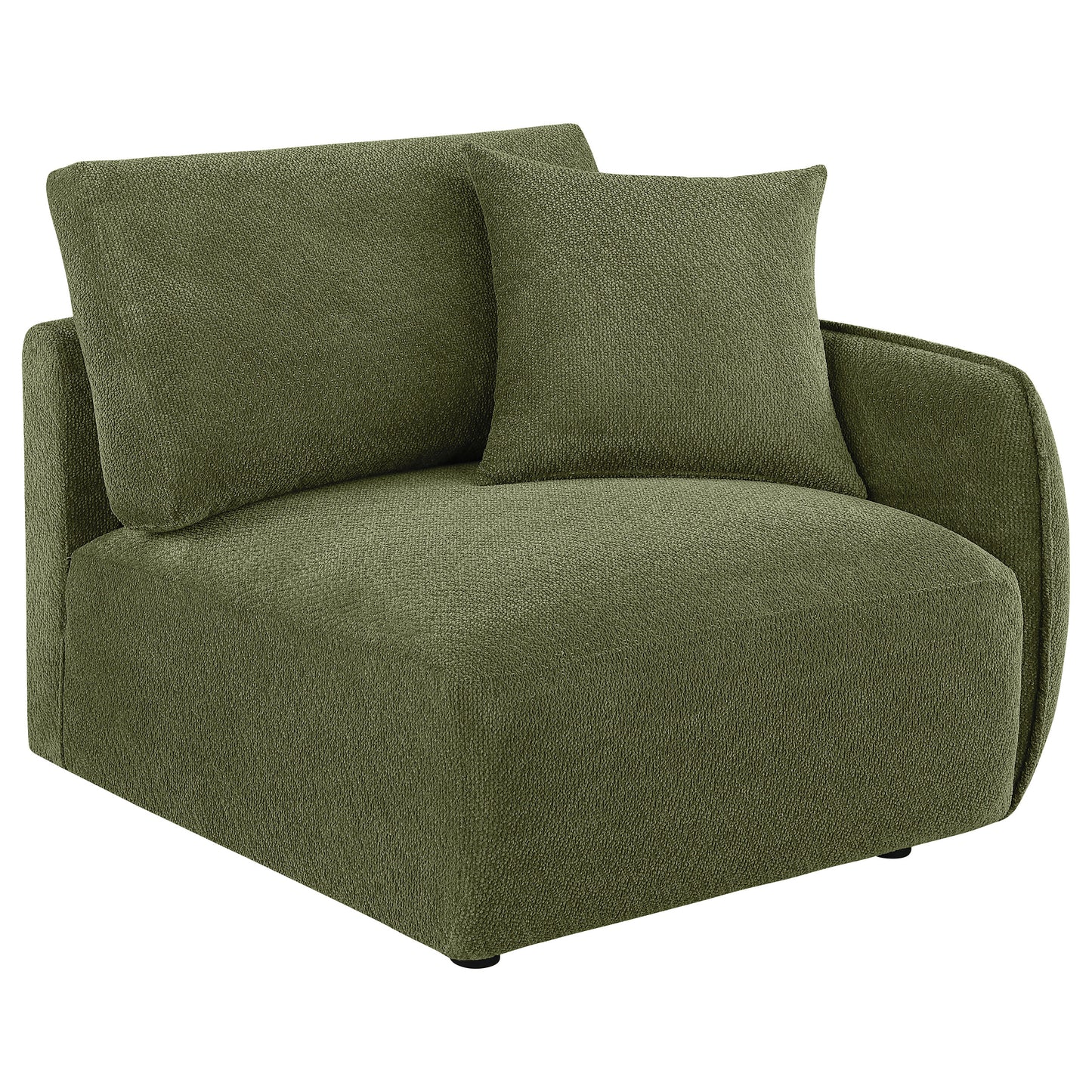 Elysia 6-piece Fabric Upholstered Modular Sectional Sofa Green