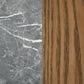 Franklin 3-piece Round Pedestal Coffee Table Set Grey and Dark Brown
