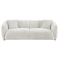 Aleisha Chenille Upholstered Sofa Ivory