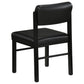 Kehoe Upholstered Dining Side Chair Black (Set of 2)