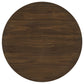 Hamlyn 43-inch Round Wood Counter Height Dining Table Walnut