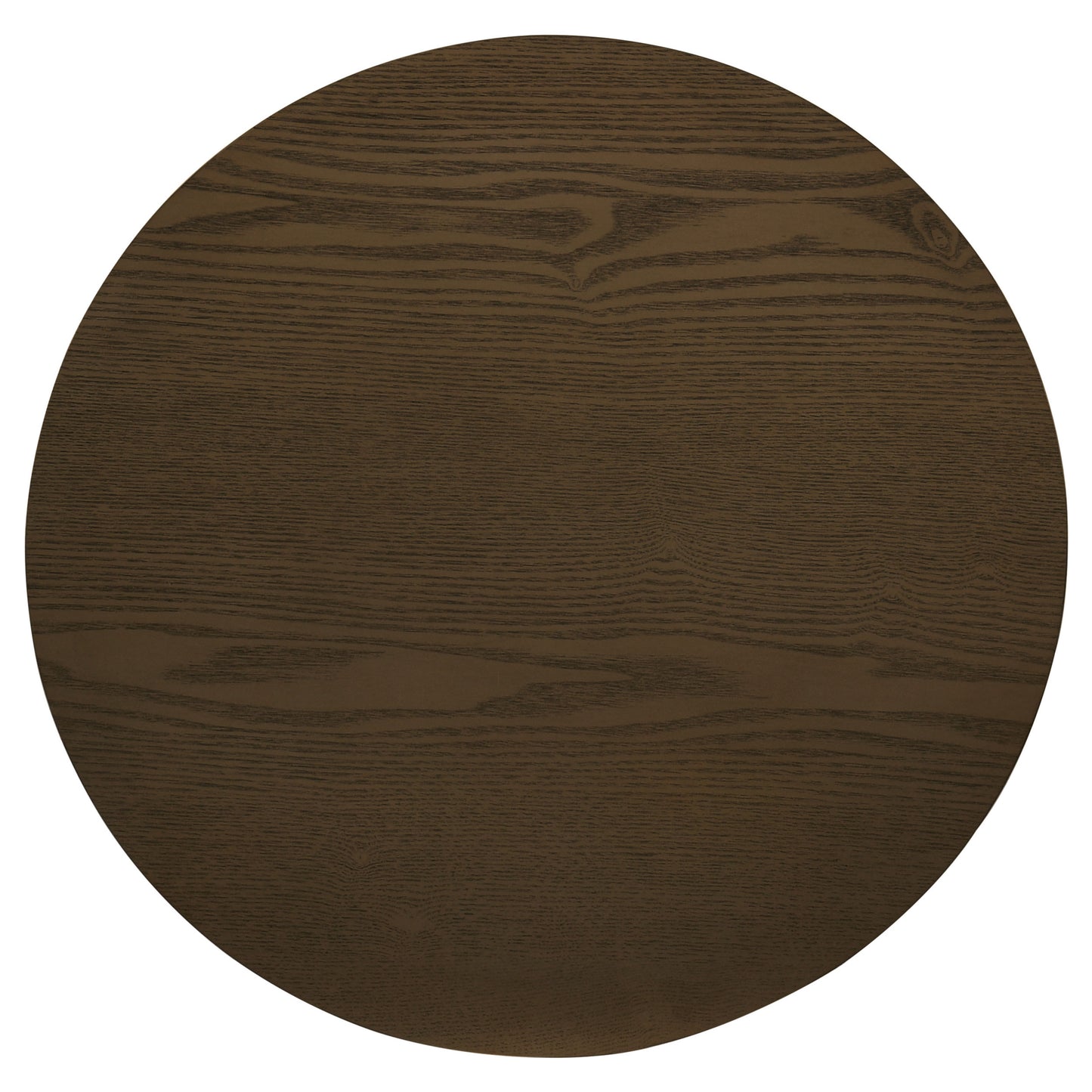 Hamlyn Round Fluted Occasional Side End Table Walnut