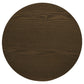 Hamlyn Round Fluted Occasional Side End Table Walnut
