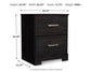 Belachime Full Panel Bed with Mirrored Dresser, Chest and Nightstand