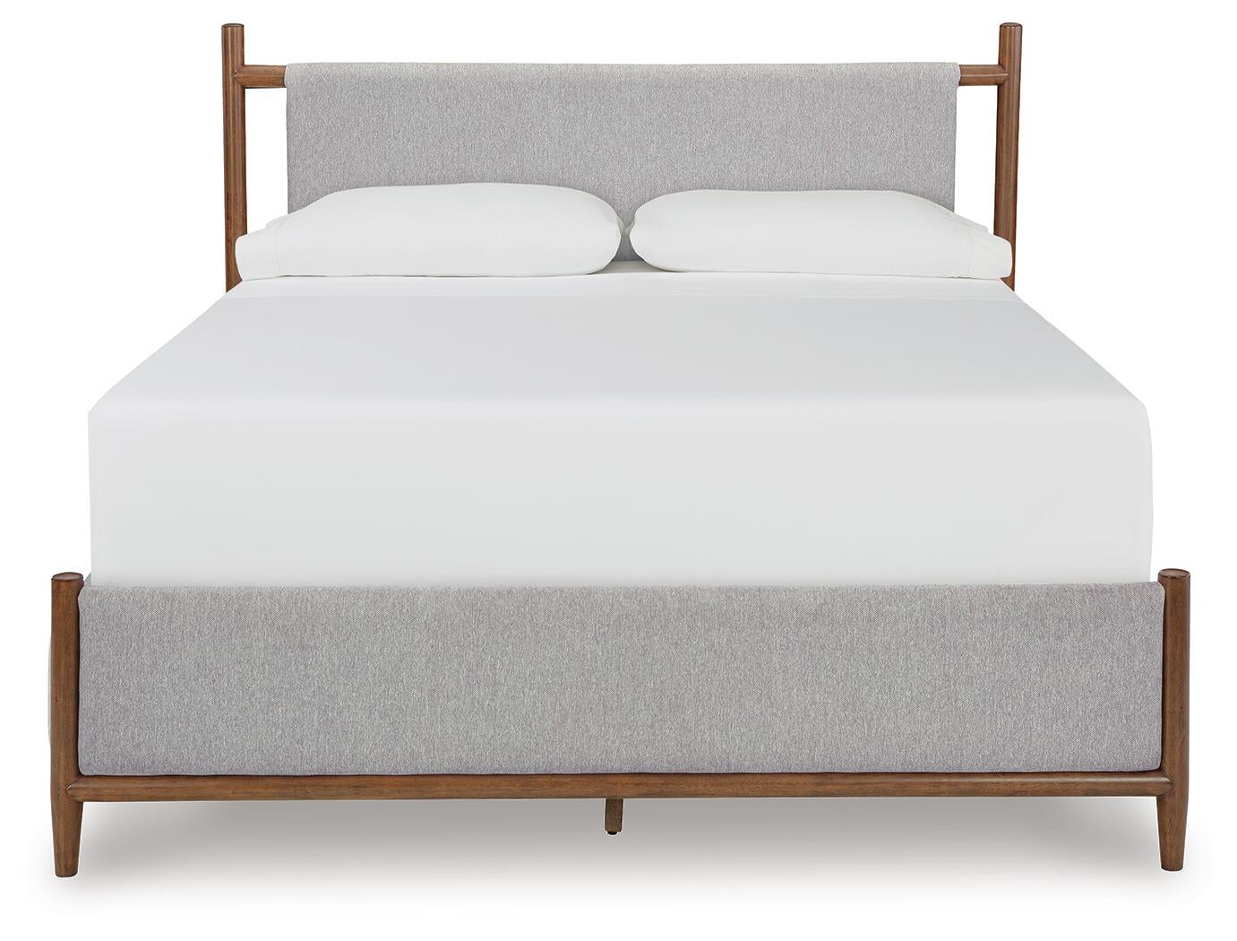 Lyncott California King Upholstered Bed, Dresser, Mirror, Chest and Nightstand