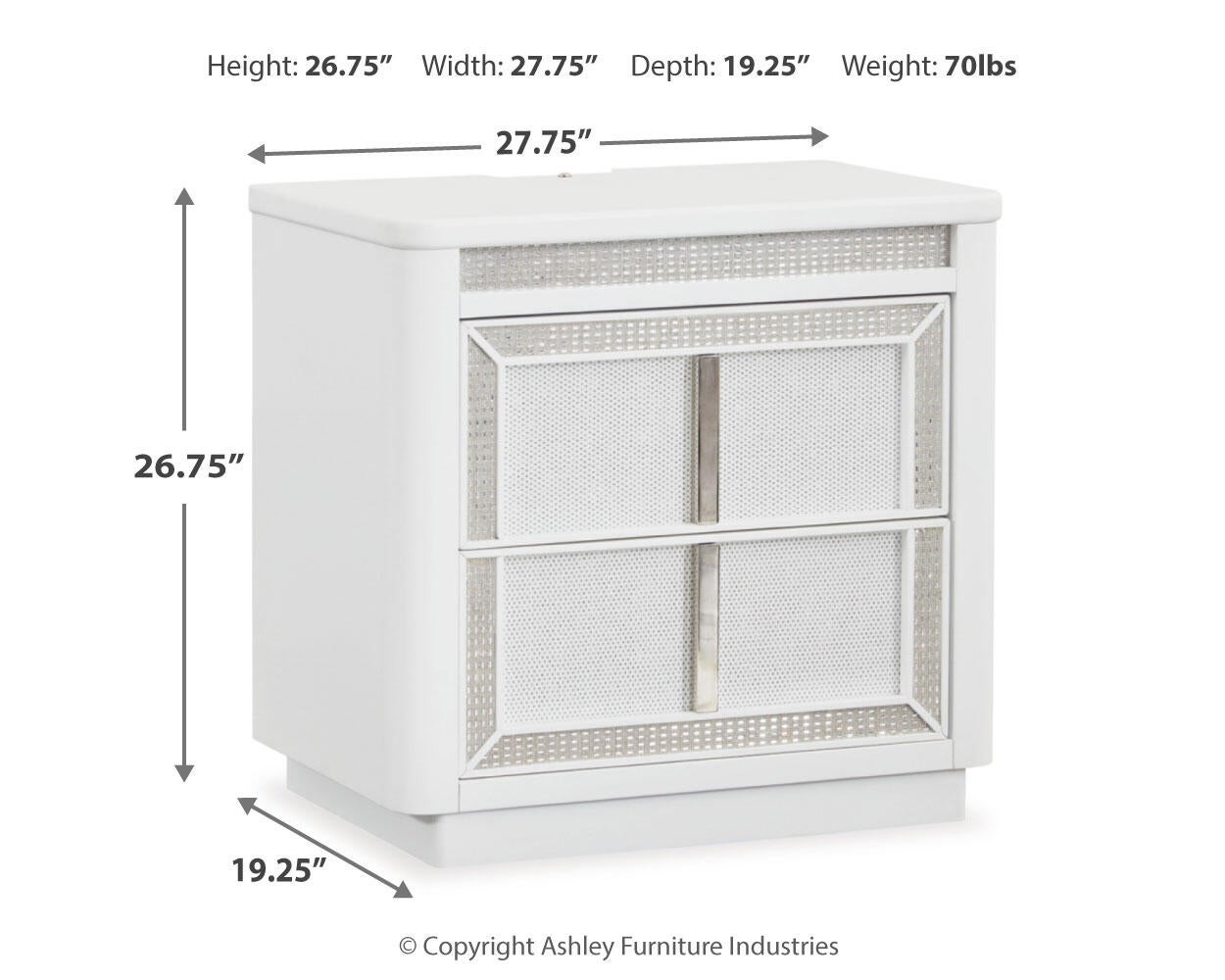 Chalanna Queen Upholstered Storage Bed, Dresser, Mirror, Chest and Nightstand