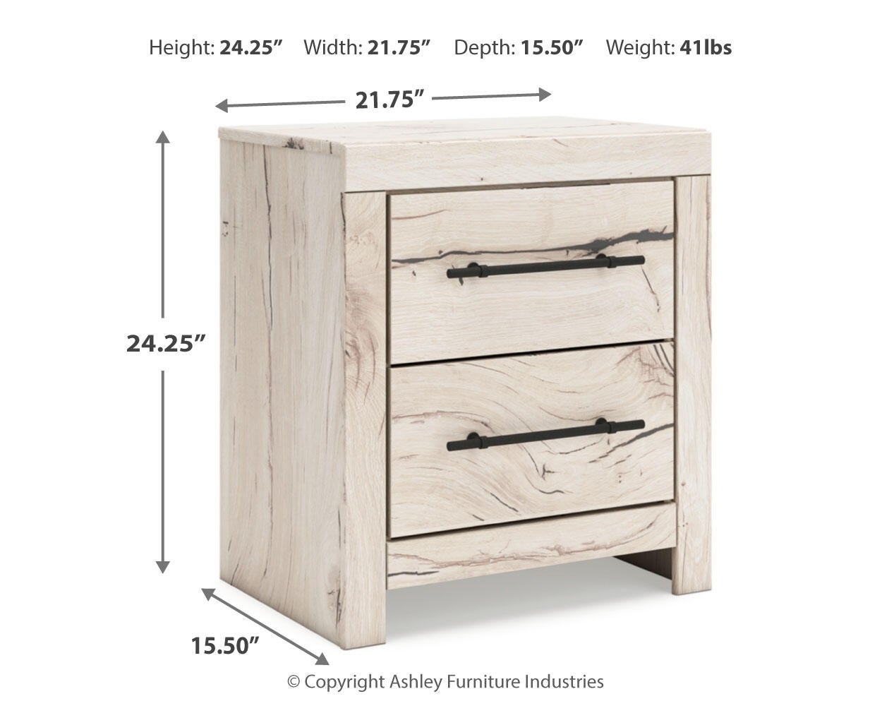 Lawroy Full Panel Headboard, Dresser, Mirror and Nightstand