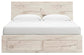 Lawroy King Panel Storage Bed, Dresser, Mirror and Nightstand