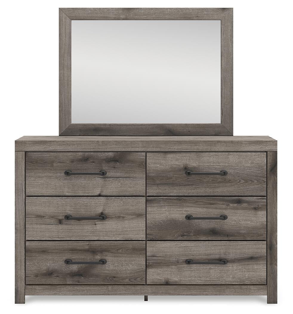 Urbanoore Full Panel Bed with Storage, Dresser, Mirror, Chest and Nightstand