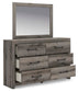 Urbanoore Full Panel Bed with Storage, Dresser, Mirror, Chest and Nightstand