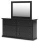 Maribel Queen Panel Bed, Dresser, Mirror, Chest and Nightstand
