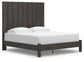 Fraluna King Panel Bed, Dresser, Mirror, Chest and Nightstand