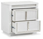 Chalanna California King Upholstered Storage Bed, Dresser, Mirror, Chest and Nightstand