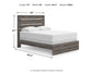 Graystorm Queen Panel Bed, Dresser and Mirror