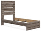 Graystorm Twin Panel Bed, Dresser and Mirror