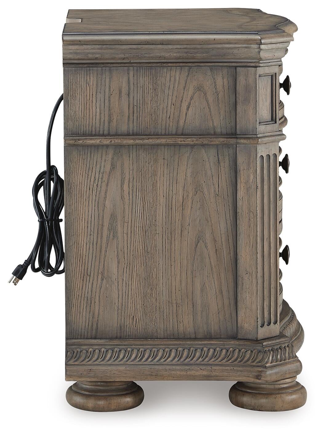 Ardenfield California King Upholstered Sleigh Bed, Dresser, Mirror, Chest and Nightstand