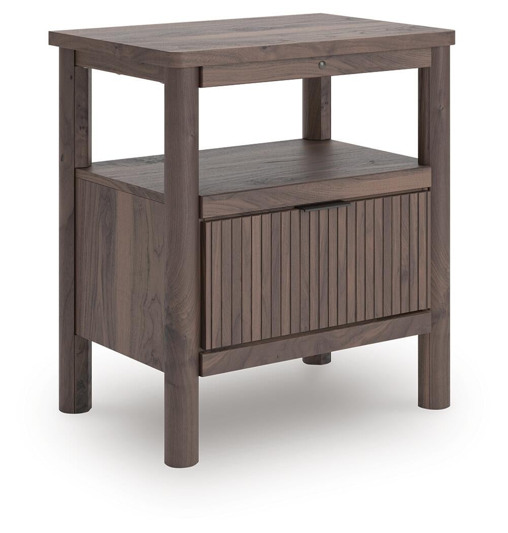 Pamytta Twin Panel Platform Bed, Dresser, Mirror, Chest and Nightstand