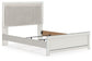 Zuraleus Queen Upholstered Panel Bed, Dresser, Mirror and Nightstand