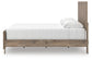 Rusticott King Panel Bed with Mirrored Dresser