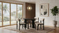 Strouse 47-inch Round Wood Dining Room Table Black
