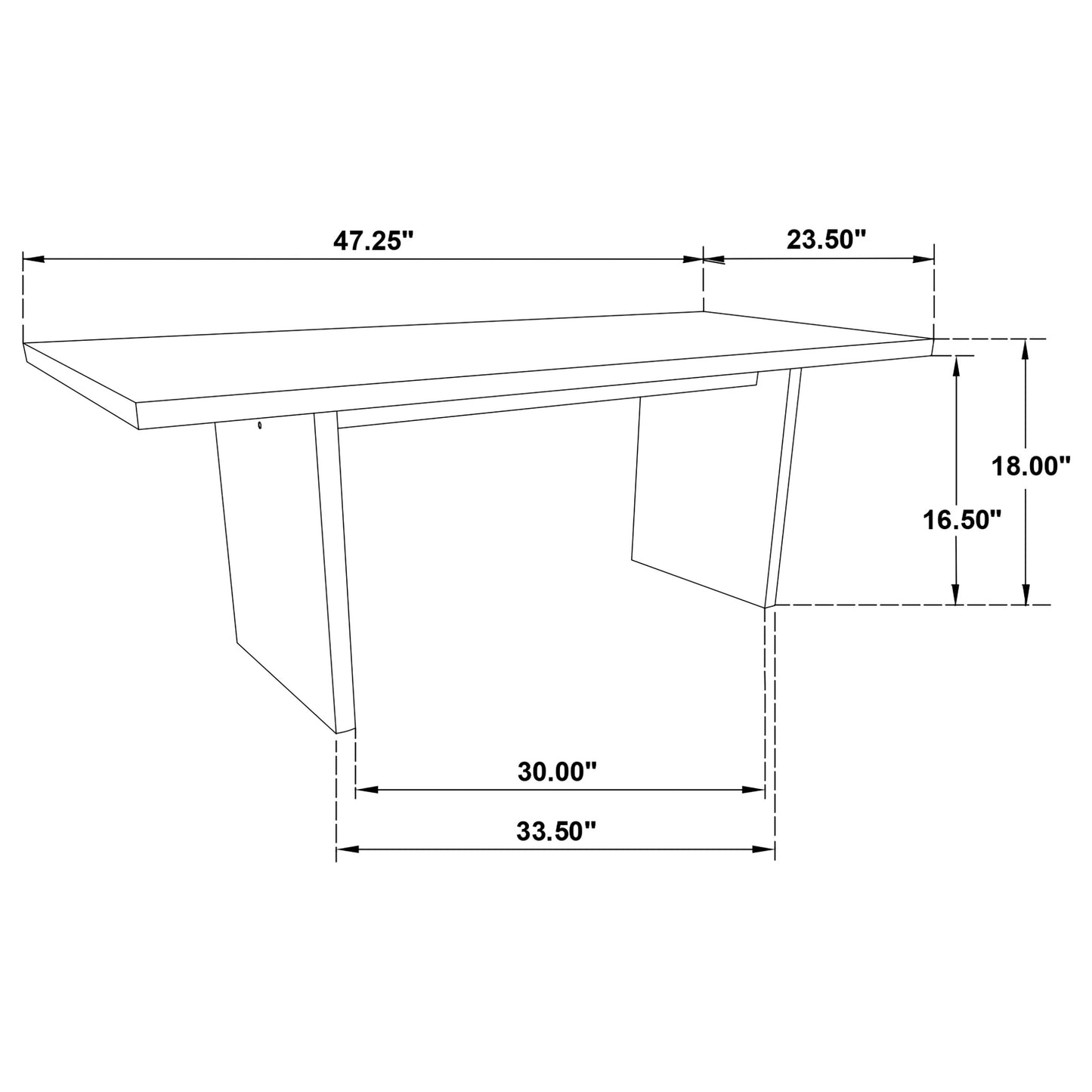 Decker 3-piece Coffee and End Table Set Black