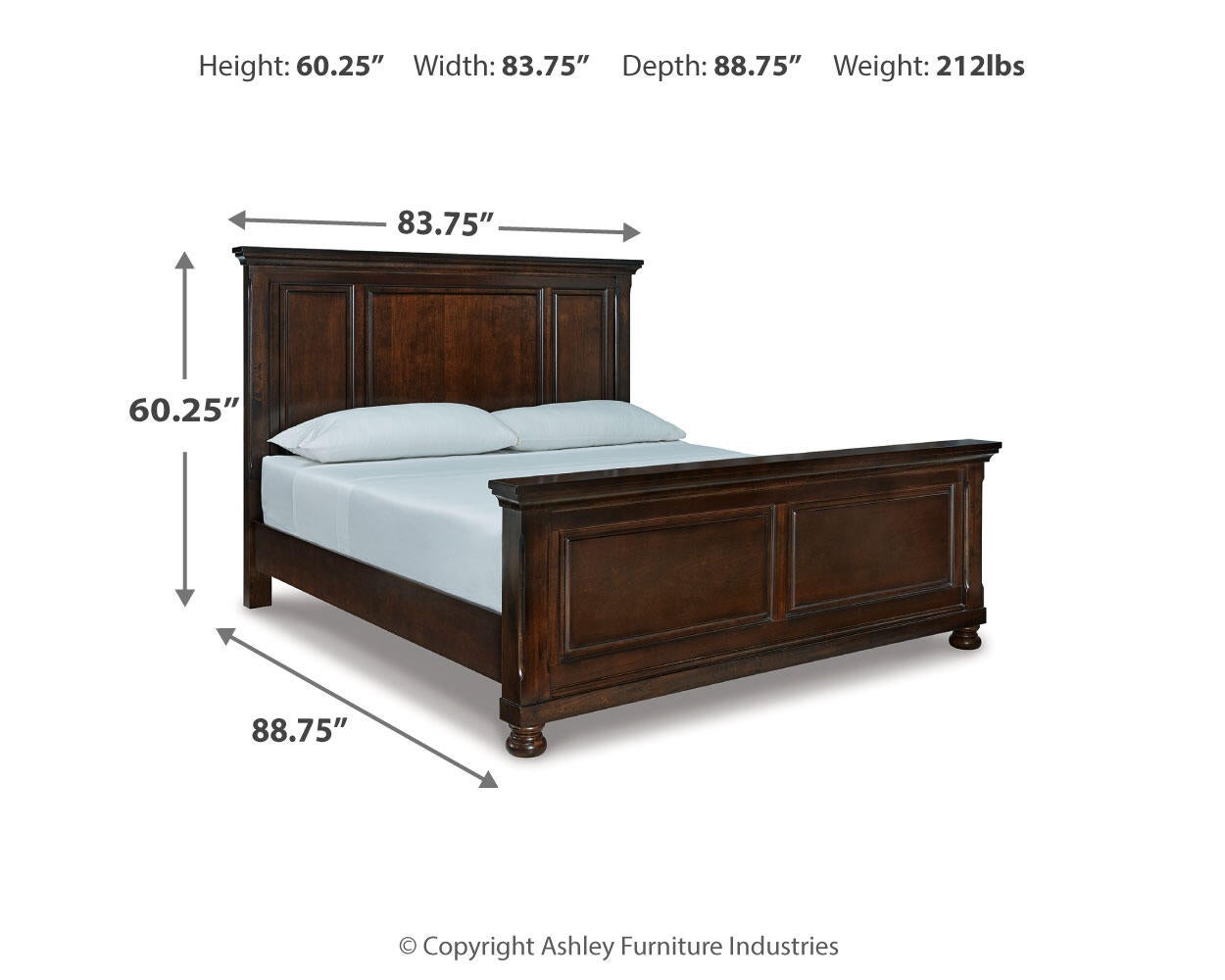 Porter King Panel Bed