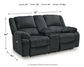 Draycoll DBL REC PWR Loveseat w/Console