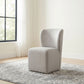 Jaelynn Upholstered Parsons Dining Side Chair Beige (Set of 2)