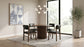 Kehoe Upholstered Dining Side Chair Black and Walnut (Set of 2)