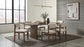 Kehoe Upholstered Dining Side Chair Cream and Walnut (Set of 2)