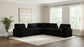 Collins Modular Armless Chair Black