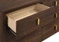 Etienne 4-piece Eastern King Bedroom Set Walnut