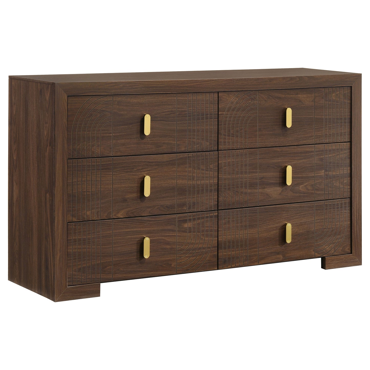 Etienne 4-piece Queen Bedroom Set Walnut