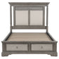 Cresswell 4-piece California King Storage Bedroom Set Taupe