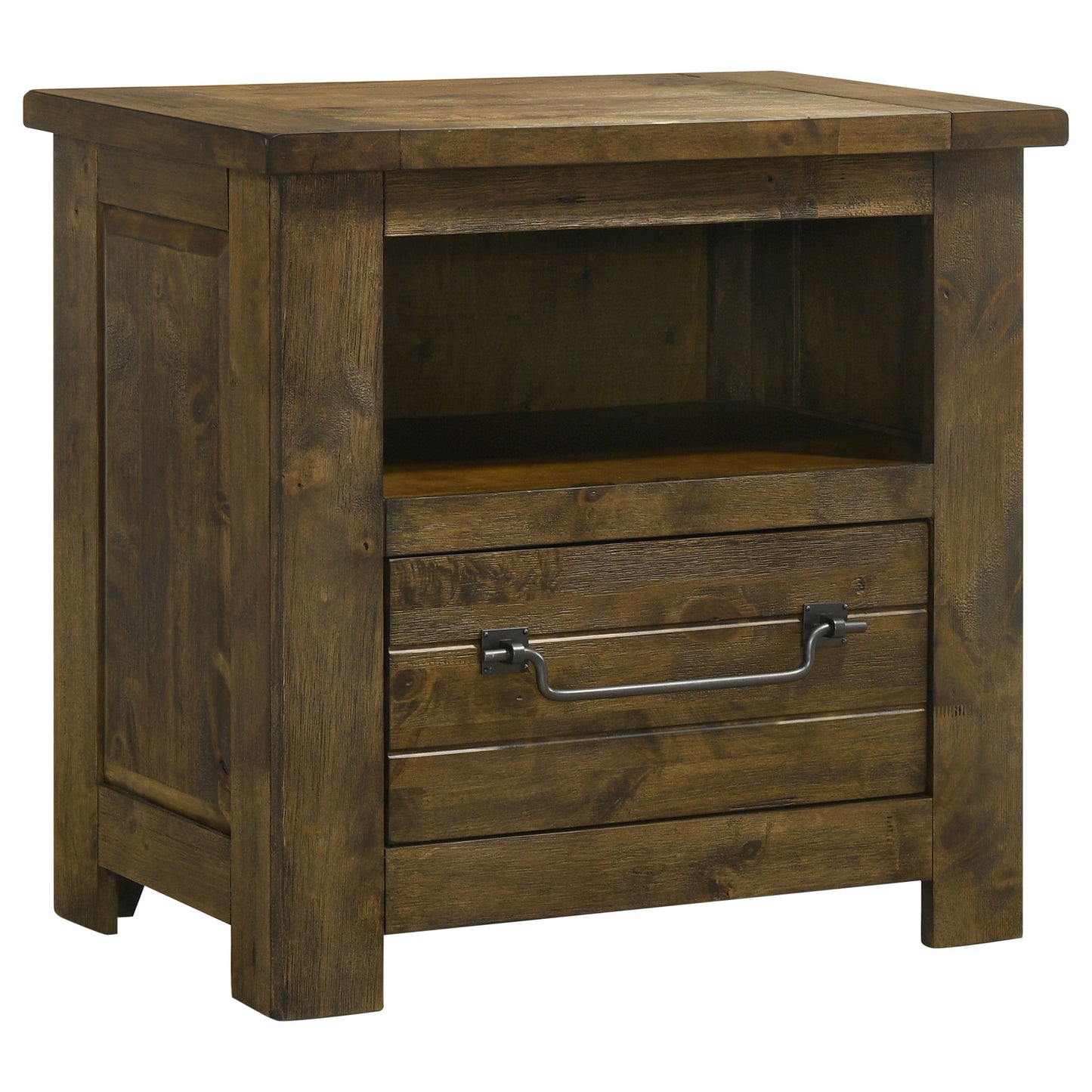 Doherty 5-piece Eastern King Bedroom Set Rustic Brown