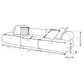 Byrne 143-inch Velvet Modular Bumper Sectional Sofa Rust